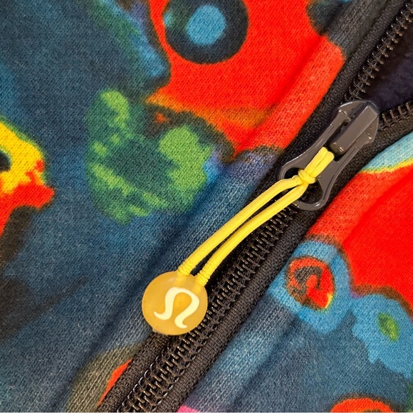 LULULEMON RARE Vintage Scuba Hoodie Full Zip Size 6 Multicolor - Picture 6 of 12